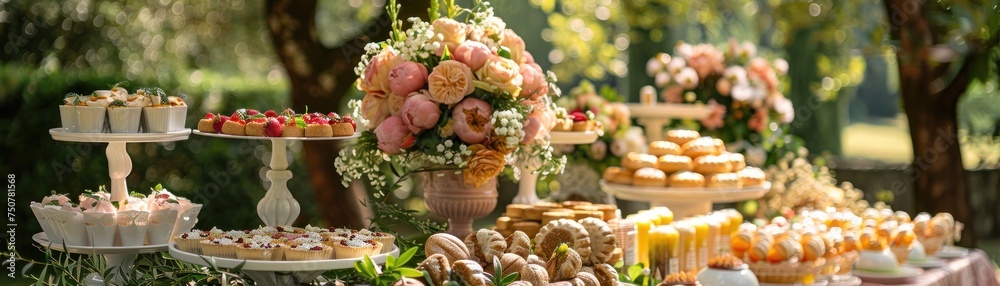 Step into the Enchanting Whimsy of Our Garden Party, Where Elegant Flora Beckons and Nostalgia Blooms. Amidst a Sea of Blossoms