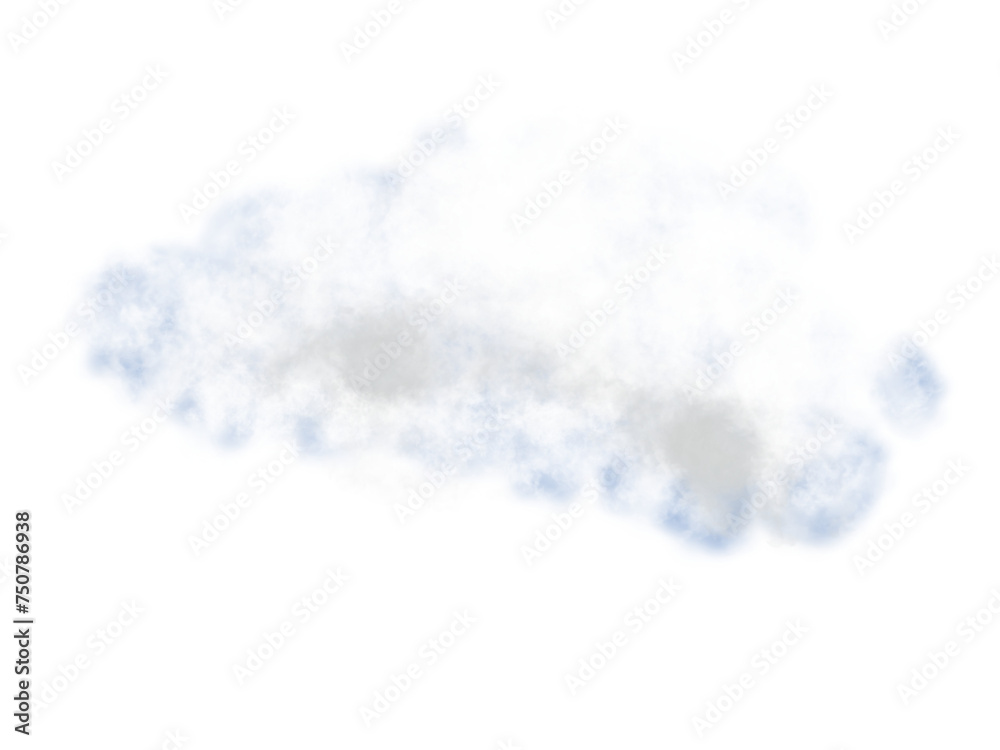 blue sky with clouds - white soft sky cloud element