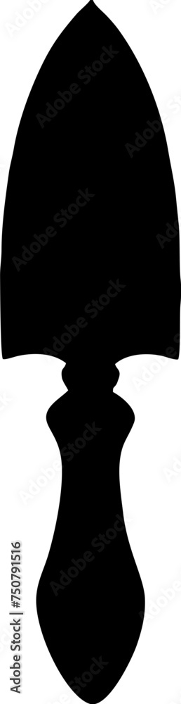 Flower Pot Black Vector silhouette