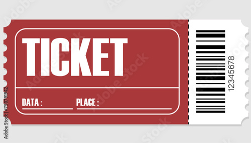 1 printable tickets for a party, cinema, holiday, event, party, entertainment.