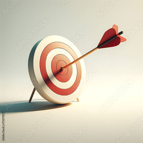 Bullseye_ Arrow Hits Target Dead Center