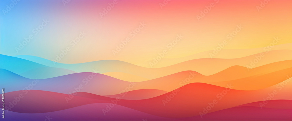 Vibrant sunrise gradient background bursting with life, mixing radiant colors to inspire graphic design endeavors. Vibrant sunrise gradient background bursting with life, mixing radiant colors to inspire graphic design endeavors.