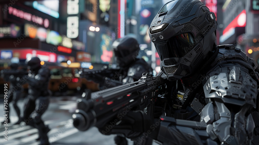 Futuristic Law Enforcers Futuristic Law Enforcers