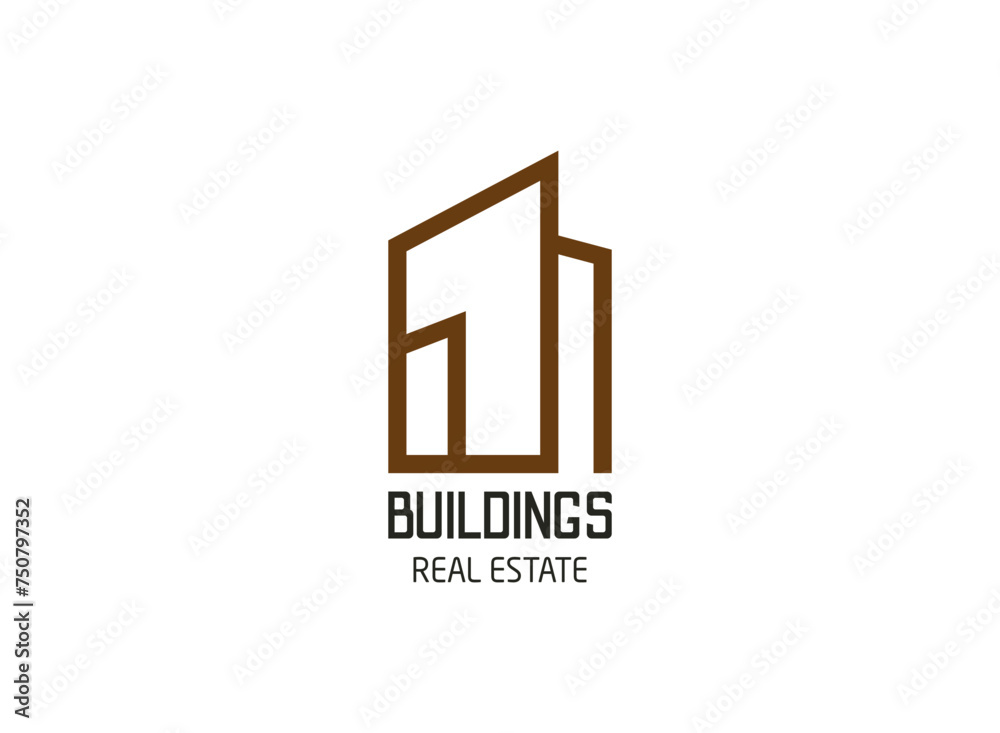 Real estate, architecture, construction logo design vector illustration Real estate, architecture, construction logo design vector illustration