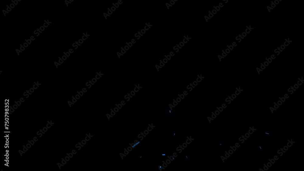 blue explode in black background blue explode in black background