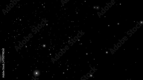 white Turbulence and noise Animation in black background