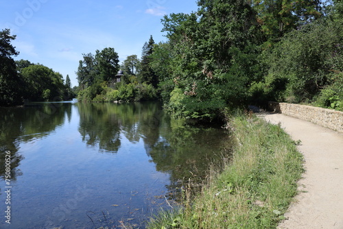 Bois De Boulogne , natural park near Paris, France photo