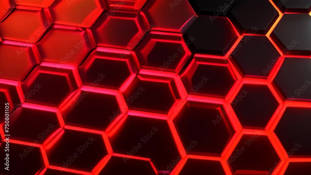 Abstract 3d rendering of hexagons background. Honeycomb pattern. Abstract hexagonal geometric ultra wide background. Structure of lots of hexagons of carbon fiber , AI Generated Abstract 3d rendering of hexagons background. Honeycomb pattern. Abstract hexagonal geometric ultra wide background. Structure of lots of hexagons of carbon fiber , AI Generated