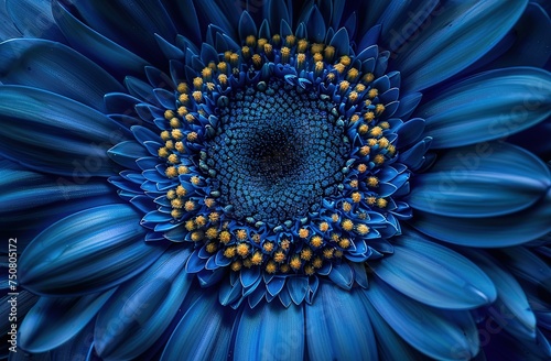 close-up of a blooming flower with shining petals and bright colors