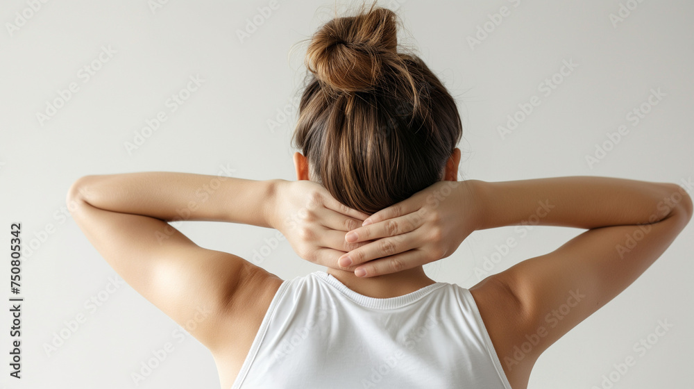 Person experiencing back pain. Back pain experienced by overworked people. Medical concept. Person experiencing back pain. Back pain experienced by overworked people. Medical concept.