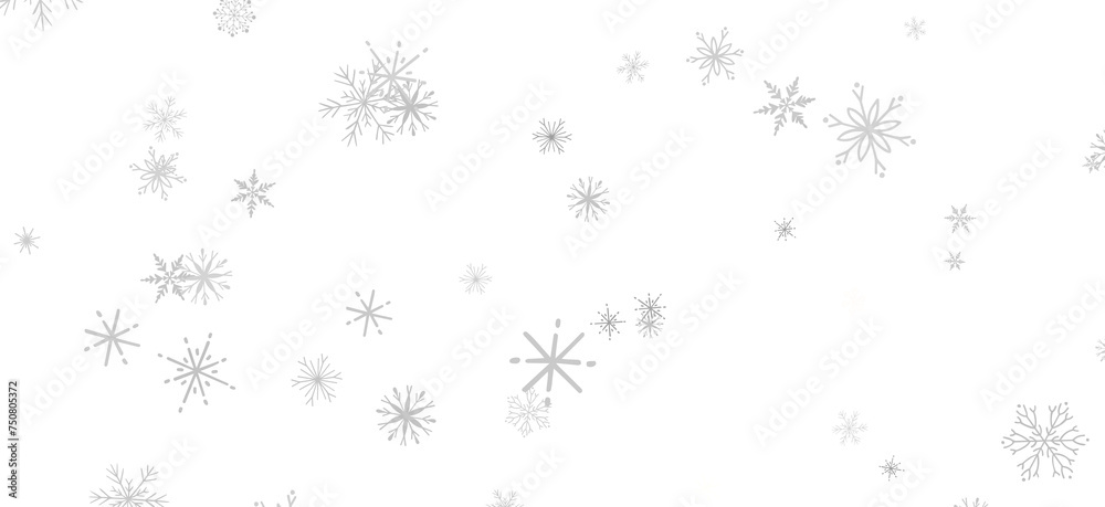 Flurry of Snowflakes: Radiant 3D Illustration Showcasing Falling Festive Snow Crystals Flurry of Snowflakes: Radiant 3D Illustration Showcasing Falling Festive Snow Crystals