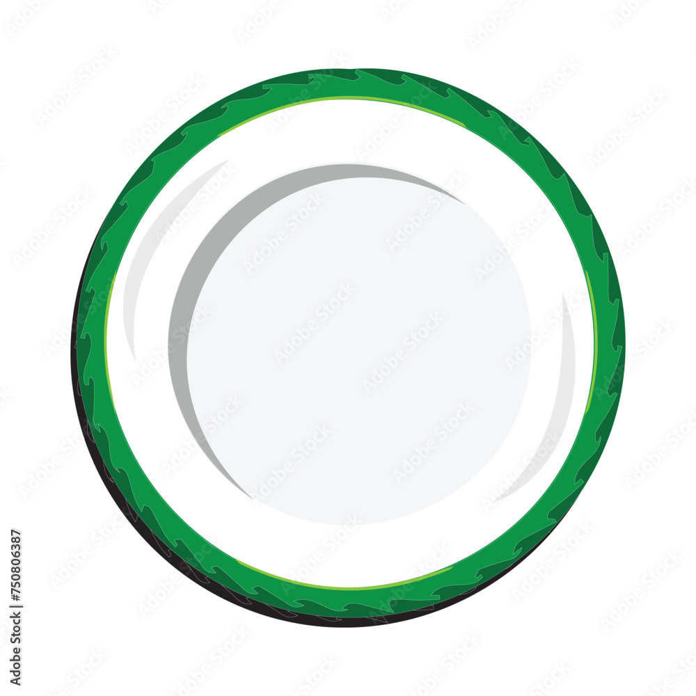 Dish, Empty plate with knife and fork isolated on a white background. Plate circle icon with long shadow. Flat design style. Dish, Empty plate with knife and fork isolated on a white background. Plate circle icon with long shadow. Flat design style.