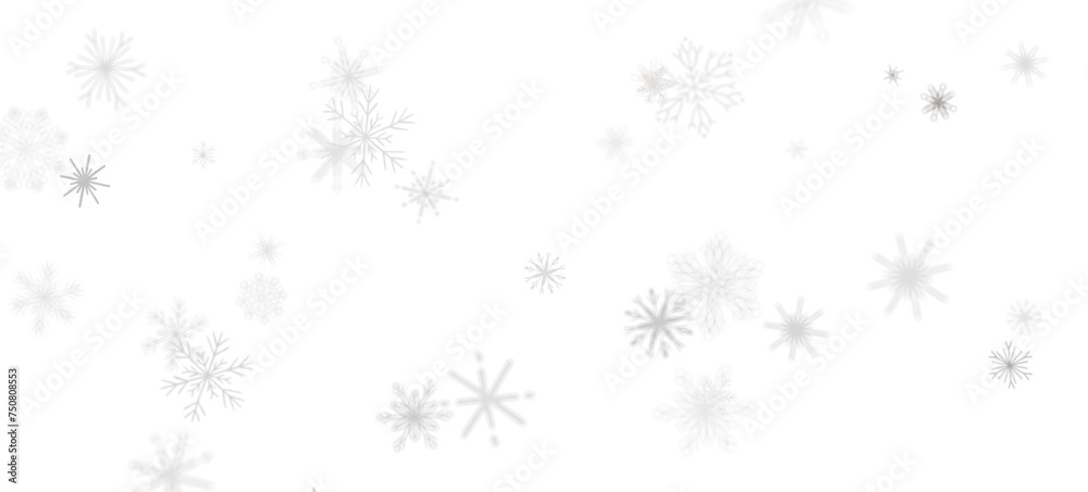 Sparkling Snowfall: Dynamic 3D Illustration of Falling Christmas Snowflakes Sparkling Snowfall: Dynamic 3D Illustration of Falling Christmas Snowflakes