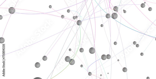 Abstract network of physical devices on the Internet using a network connection