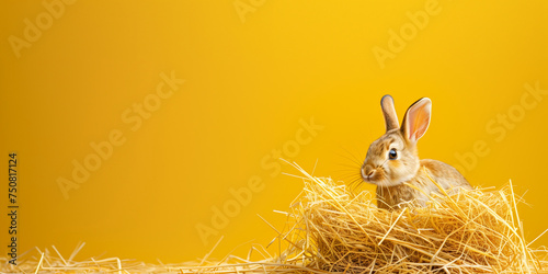 Easter background, copy space