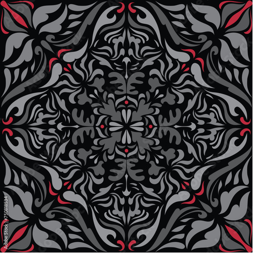 seamless pattern with flowers