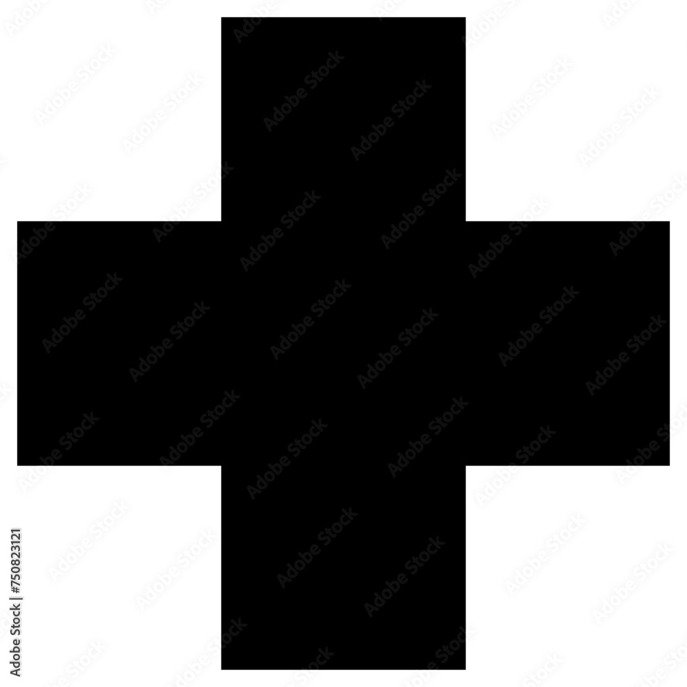 hospital icon, simple vector design