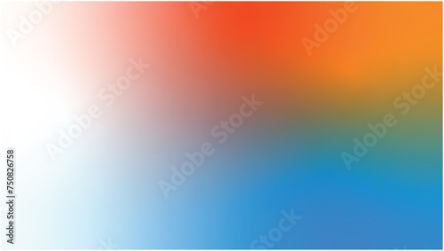 soft gradient of blue, yellow and orange with copy space