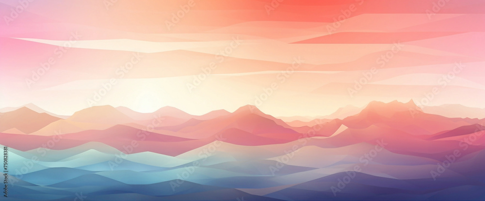 Sunrise gradient bursting with life, infusing graphic designs with a mix of vibrant colors and inspiration.