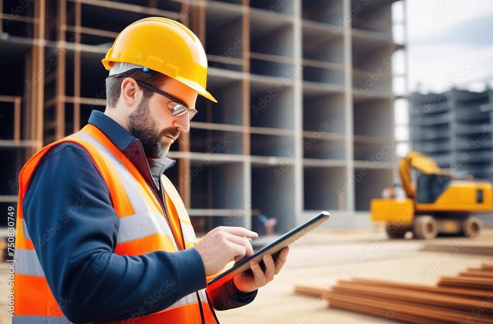 Business concept, work of engineers in factory Business concept, work of engineers in factory