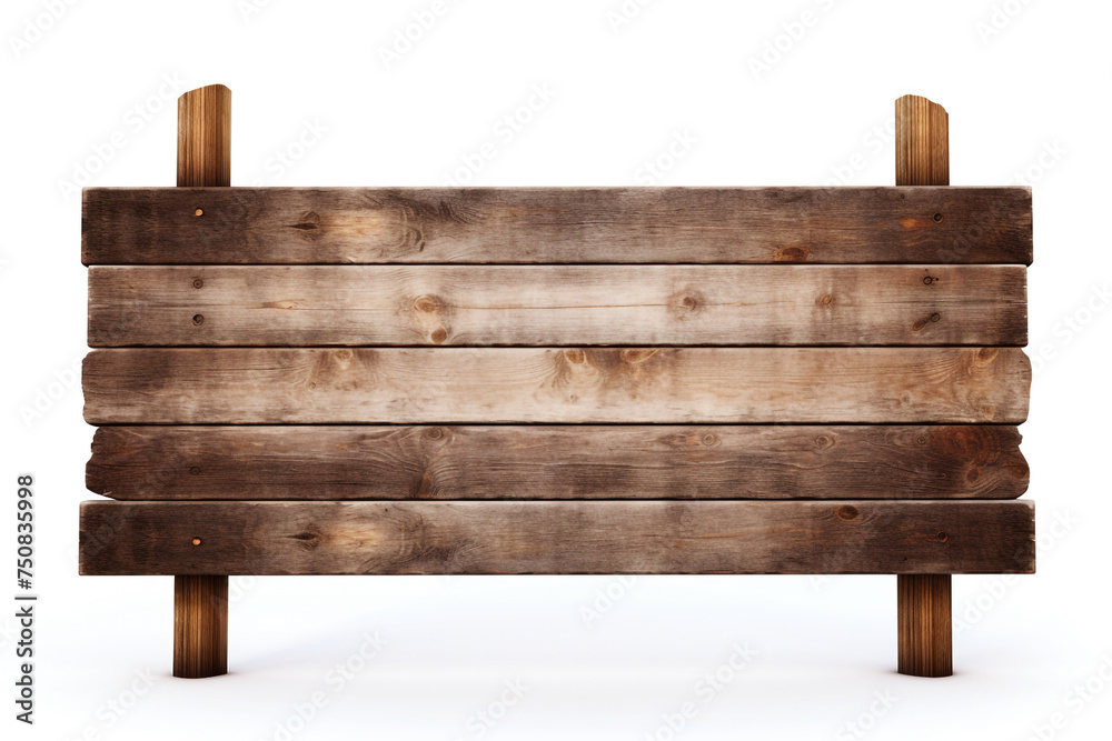Blank empty wooden rustic signage sign board signpost post wood on white background сreated with Generative Ai Blank empty wooden rustic signage sign board signpost post wood on white background сreated with Generative Ai