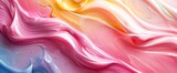 Abstract swirls of pastel colors resembling a creamy, fluid art background, conveying a sense of softness and serenity.