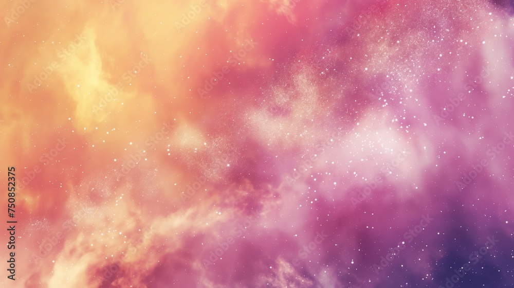 A digital rendering of a vibrant and colorful galaxy, offering a mesmerizing and minimalistic HD background for mockups.