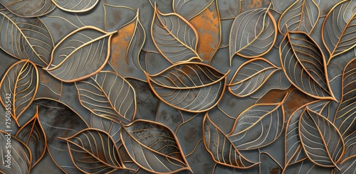 A metal wall completely covered with a cluster of green leaves, creating a unique visual contrast between nature and industrial materials.