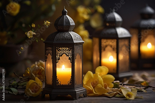 Islamic style Background design for ramadan celebration © Vingar