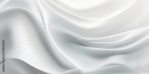 abstract white wavy background. white abstract wavy background with a large white cloth 