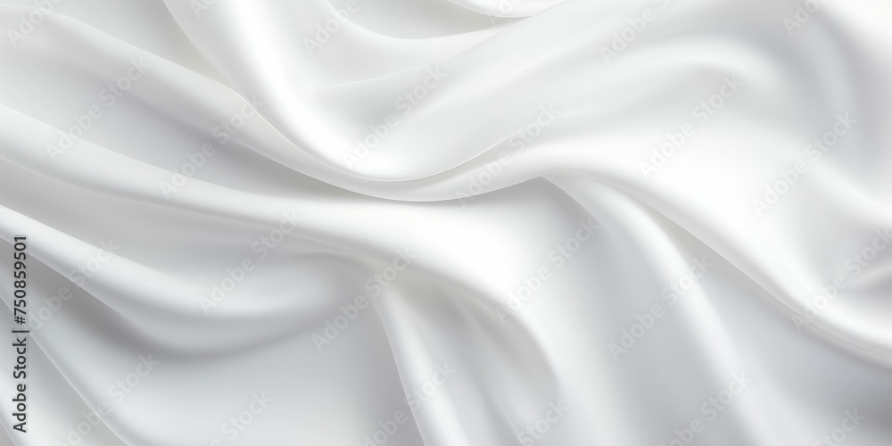 abstract white wavy background. white abstract wavy background with a large white cloth 