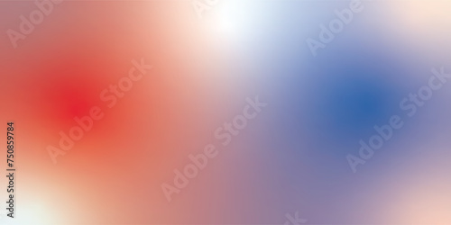 Red with blue gradient background vector
