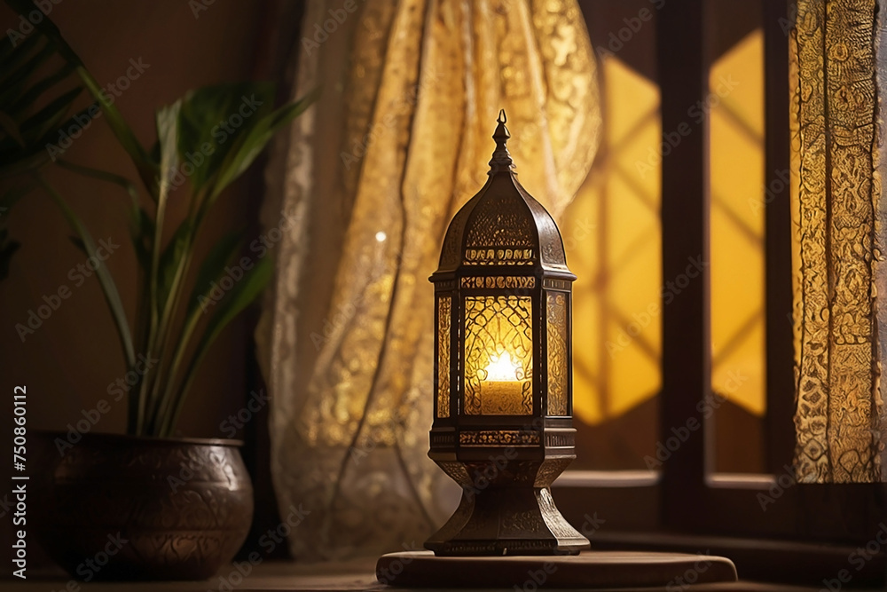 Islamic style Background design for ramadan celebration