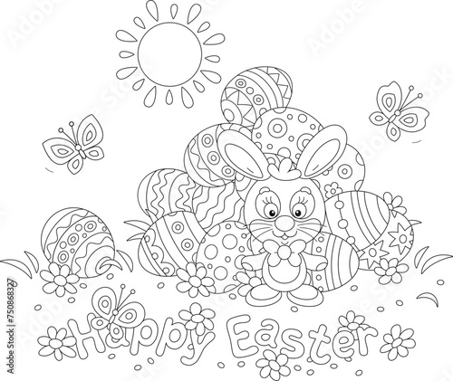 Greeting card with a happy ...