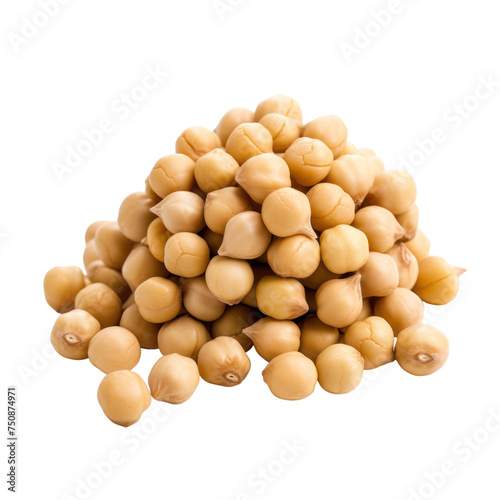 Chickpeas Isolated on transparent background