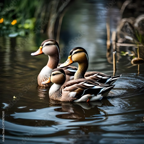 duck and ducklings