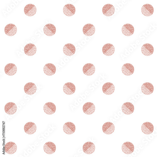 Polka dots. Seamless pattern. Vector illustration for card, banner, invitation, social media post, poster, mobile apps, advertising.