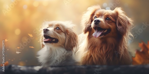 Pets on a background of transparency displaying pure joy and companionship. Concept Pets, Transparency Background, Joy, Companionship © Ян Заболотний