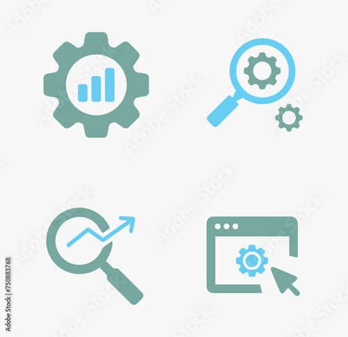 Expert, skill, work, knowledge, competence, experience, advice, business. Specialized icon set, vector collection.