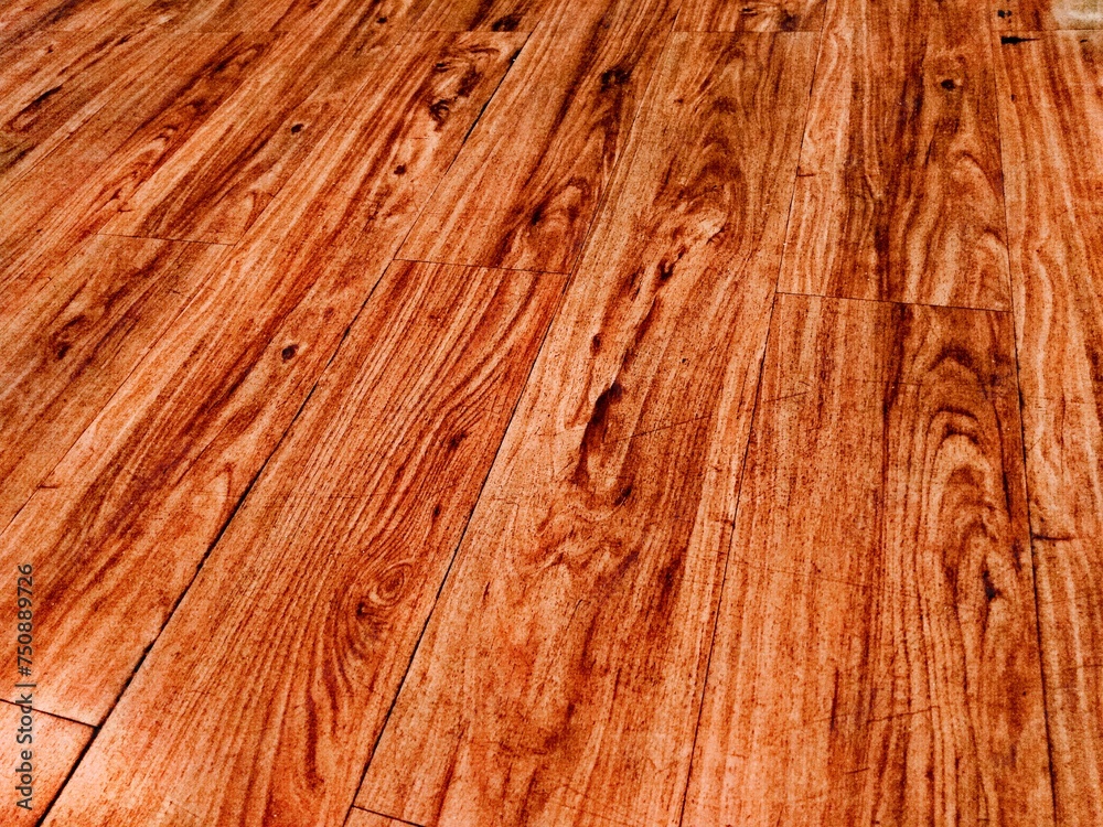 Obraz premium The floor is given a background with a wooden pattern
