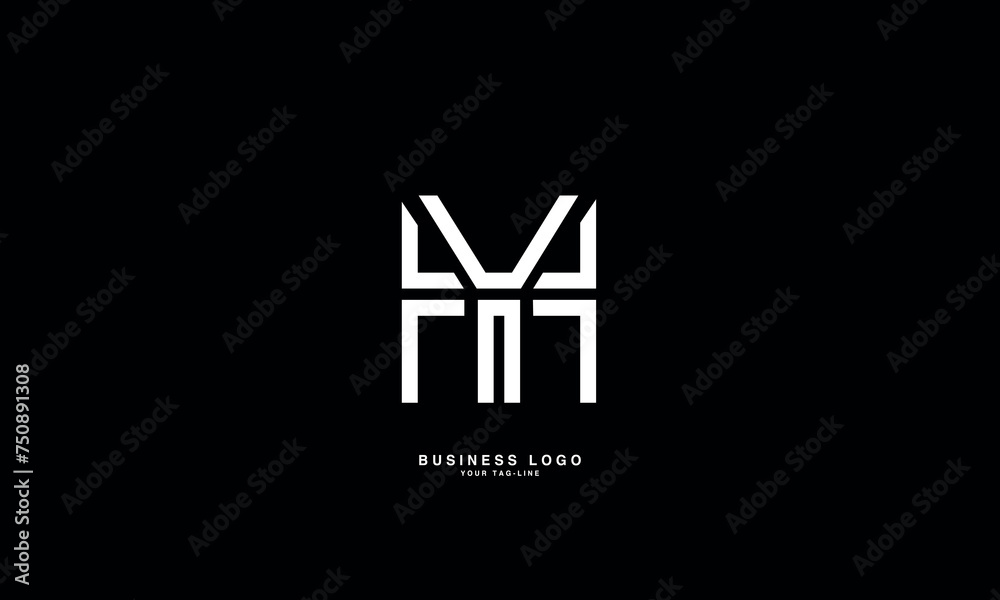 HY, YH, H, Y, Abstract Letters Logo Monogram HY, YH, H, Y, Abstract Letters Logo Monogram