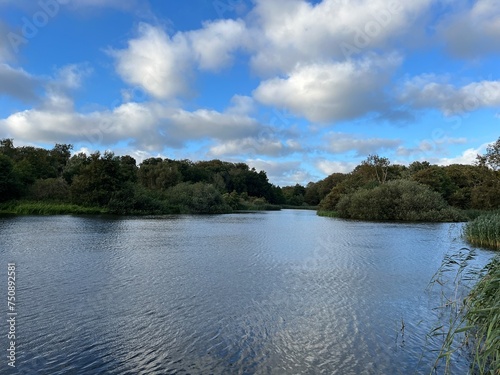 lake and clouds