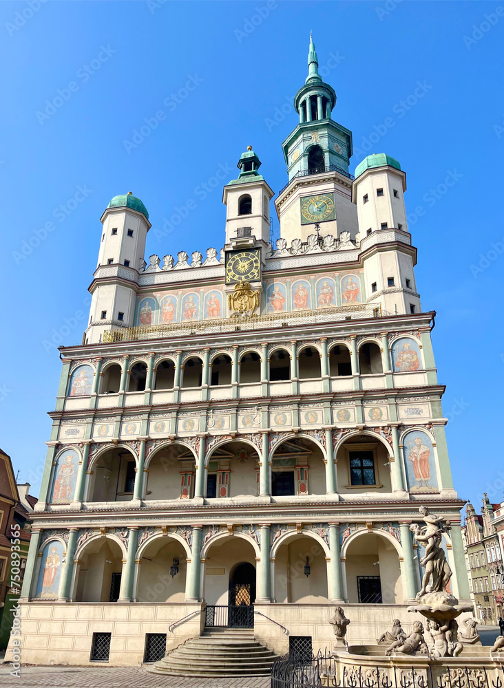 Fototapeta premium The Museum of the History of Poznan in Poland on the old Market Square