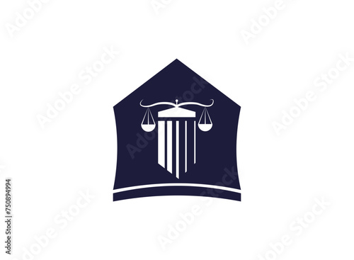 Unique modern Law Firm Logo Template.