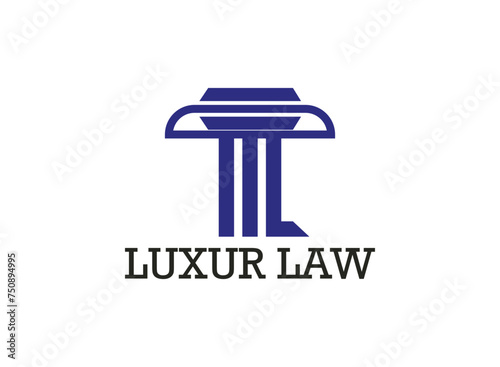 Unique modern Law Firm Logo Template.