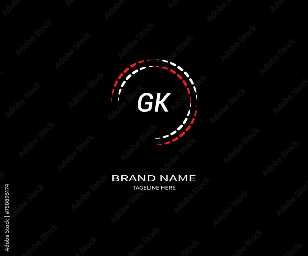GK letter logo Design. Unique attractive creative modern initial GK initial based letter icon logo GK letter logo Design. Unique attractive creative modern initial GK initial based letter icon logo