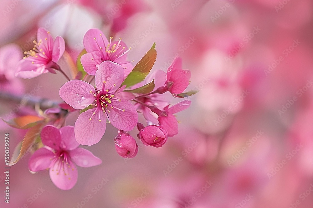 Delicate Blossoms Radiating Spring's Arrival Delicate Blossoms Radiating Spring's Arrival