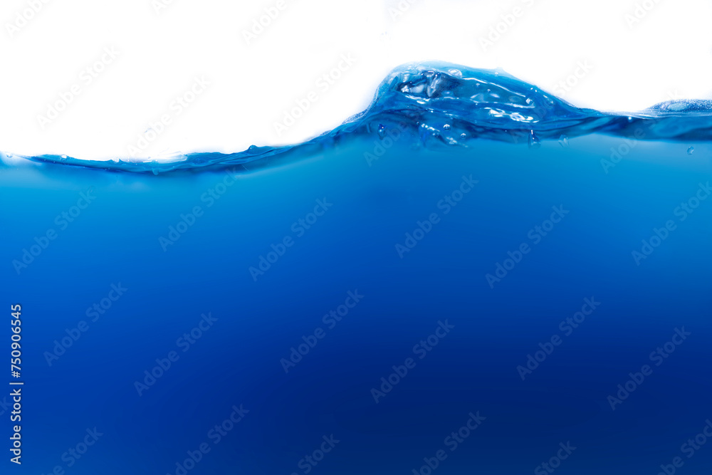Clean water with water droplets and waves Clean water with water droplets and waves