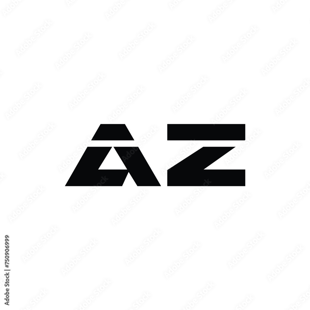 Az logo design vector image. Initial letter az logo design creative modern symbol icon monogram Az logo design vector image. Initial letter az logo design creative modern symbol icon monogram
