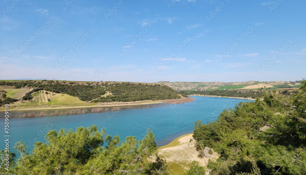 Catalan Dam Lake on Seyhan River in Sayca, Adana